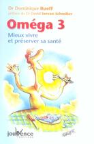 Couverture du livre « N 10 omega 3 » de Dominique Rueff aux éditions Jouvence