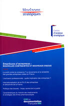 Couverture du livre « Stratégies d'entreprise : nouvelles contraintes et nouveaux enjeux » de  aux éditions Documentation Francaise