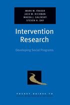 Couverture du livre « Intervention Research: Developing Social Programs » de Day Steven H aux éditions Oxford University Press Usa