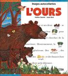 Couverture du livre « L'ourse ; images autocollantes » de Saunier et Bour aux éditions Lito