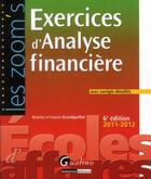 Couverture du livre « Exercices d'analyse financière (6e édition) » de Beatrice Grandguillot et Francis Grandguillot aux éditions Gualino