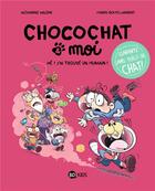 Couverture du livre « Chocochat & moi Tome 1 : Hé ! j'ai trouvé un humain ! » de Fabien Ockto Lambert et Alexandre Arlene aux éditions Bd Kids