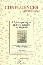 Couverture du livre « Régimes politiques et droits humains au Maghreb » de  aux éditions L'harmattan