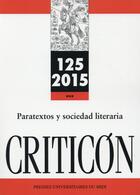 Couverture du livre « Paratextos y sociedad literaria » de Marc Vitse aux éditions Pu Du Midi