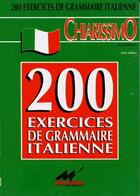 Couverture du livre « 200 exercices de grammaire italienne » de Rufin Jean Pratelli aux éditions Martorana
