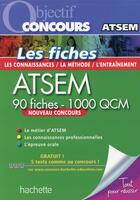 Couverture du livre « Atsem ; 90 fiches ; 1000 qcm ; catégorie c » de C. Blanchard et Cheyrouz aux éditions Hachette Education