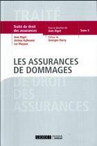 Couverture du livre « Les assurances de dommages » de Jean Bigot aux éditions Lgdj