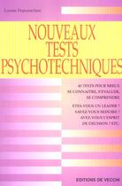 Couverture du livre « Nouveaux tests psychotechniques » de Louise Franceschini aux éditions De Vecchi