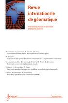 Couverture du livre « Revue internationale de geomatique volume 21 special issue 2011 » de  aux éditions Hermes Science Publications