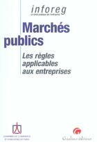 Couverture du livre « Marches publics (les) » de Ccip/ aux éditions Gualino