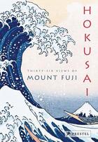 Couverture du livre « Hokusai thirty-six views of mount fuji » de Amelie Balcou aux éditions Prestel