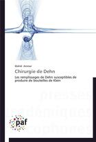 Couverture du livre « Chirurgie de dehn » de Ammar-M aux éditions Presses Academiques Francophones