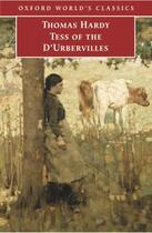 Couverture du livre « Tess of the d'Urbervilles » de Thomas Hardy aux éditions Oup Oxford