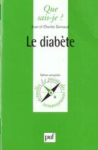 Couverture du livre « Le diabete qsj 124 » de Darnaud/Darnaud J./C aux éditions Que Sais-je ?