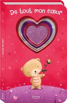 Couverture du livre « De tout mon coeur pour les petits au coeur tendre (mon joli livre scintillant) » de Nathalie Merluzzi aux éditions Kimane