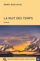 Couverture du livre « La nuit des temps » de Rene Barjavel aux éditions Voir De Pres