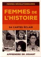 Couverture du livre « Femmes de l'histoire t.1 ; femmes révolutionnaires, 54 cartes éclair » de  aux éditions Editions Libre