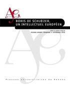 Couverture du livre « Boris de schloezer, un intellectuel europeen » de Frangne/Seve aux éditions Pu De Rennes