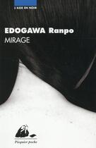 Couverture du livre « Mirage ; vermine » de Ranpo Edogawa aux éditions Picquier