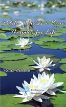 Couverture du livre « Petites phrases à vivre / thoughts for life » de Paule Hebrard aux éditions Edilivre