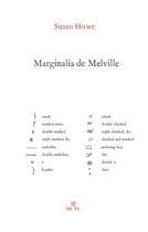 Couverture du livre « Marginalia de Melville » de Susan Howe aux éditions Theatre Typographique