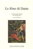 Couverture du livre « Le rime di dante » de Paolo Grossi aux éditions Iicp
