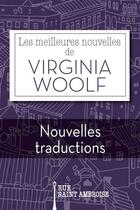 Couverture du livre « Les meilleures nouvelles » de Virginia Woolf aux éditions Saint Ambroise