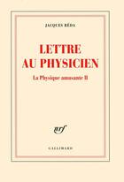 Couverture du livre « Lettre au physicien » de Jacques Reda aux éditions Gallimard