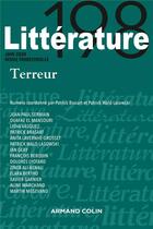 Couverture du livre « Litterature n 198 2/2020 terreur » de  aux éditions Armand Colin