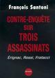 Couverture du livre « Enquete sur la mort de rossi » de François Santoni aux éditions Denoel