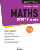 Couverture du livre « Maths ; BCPST 1re année ; tout-en-un » de Olivier Coulaud et Jerome Verliat aux éditions Vuibert