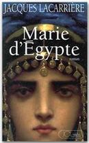 Couverture du livre « Marie d'Egypte » de Lacarriere-J aux éditions Jc Lattes