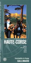 Couverture du livre « Haute-Corse (édition 2018) » de Collectif Gallimard aux éditions Gallimard-loisirs