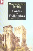 Couverture du livre « Contes de l'Alhambra » de Washington Irving aux éditions Phebus