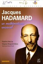 Couverture du livre « Jacques Hadamard, Un Mathematicien Universel » de V M'Zaya aux éditions Edp Sciences