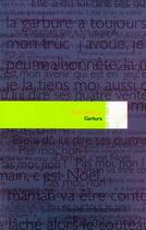 Couverture du livre « Garbura » de Sergi Javaloyes aux éditions Editions In8
