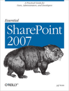 Couverture du livre « Essential Sharepoint » de Jeff Webb aux éditions O'reilly Media