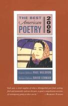 Couverture du livre « The Best American Poetry 2005 » de David Lehman aux éditions Scribner