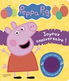 Couverture du livre « Mon premier livre son ; Peppa Pig ; joyeux anniversaire ! » de  aux éditions Hachette Jeunesse