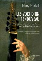 Couverture du livre « Les voix d'un renouveau » de Harry Haskell aux éditions Actes Sud