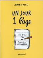 Couverture du livre « Un jour, 1 page » de P. Leveque aux éditions Marabout