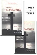 Couverture du livre « Le livre des psaumes. Pack 2 volumes » de Alphonse Deissler aux éditions Beauchesne