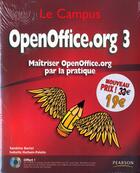 Couverture du livre « Openoffice.org 3 » de Isabelle Hurbain-Palatin et Sandrine Burriel aux éditions Pearson