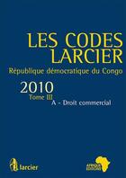 Couverture du livre « Droit comercial » de  aux éditions Larcier