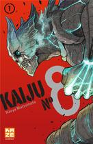 Couverture du livre « Kaiju n°8 t.1 » de Naoya Matsumoto aux éditions Kaze