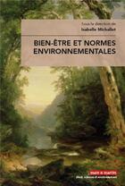 Couverture du livre « Bien-être et normes environnementales » de Isabelle Michallet aux éditions Mare & Martin