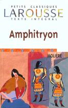 Couverture du livre « Amphitryon » de Moliere aux éditions Larousse