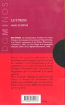 Couverture du livre « Le Stress » de Marc Schwob aux éditions Flammarion