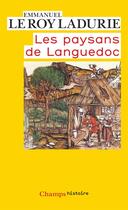 Couverture du livre « Les paysans de languedoc » de Le Roy Ladurie aux éditions Flammarion