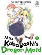 Couverture du livre « Miss Kobayashi's dragon maid Tome 1 » de Kyoshinsha Cool aux éditions Noeve Grafx